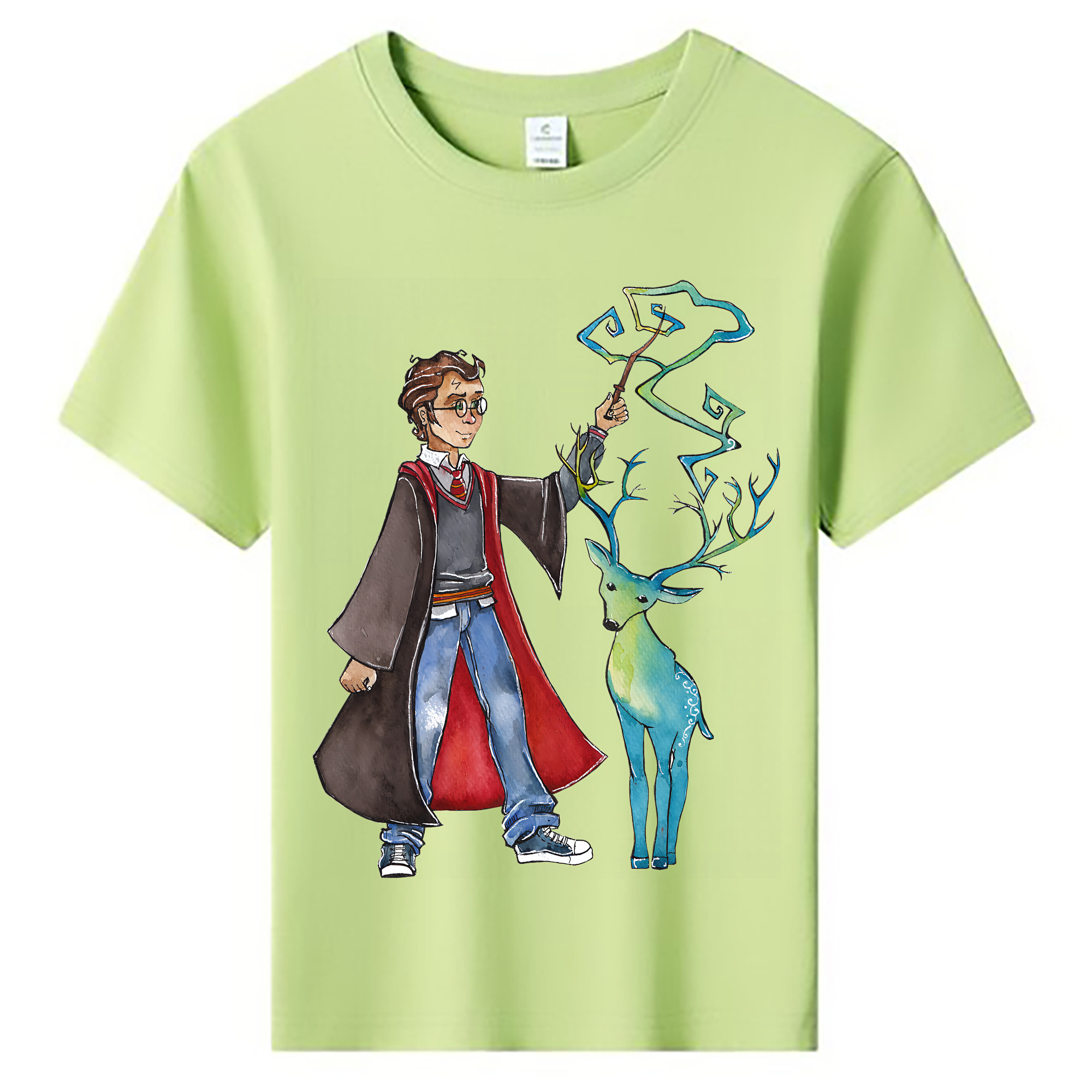 （画像用） Harry Potter ハリー・ポッターシリーズ 綿100％キッズTシャツ（フロントプリント）